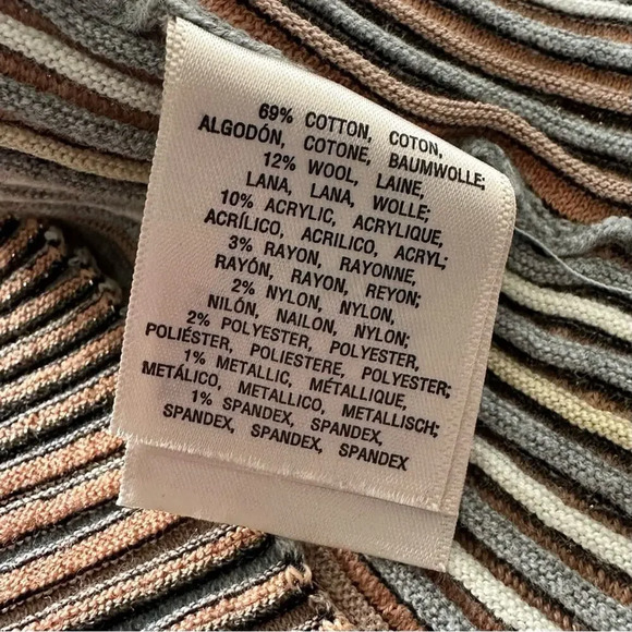 Anthropologie MOTH Nessa Pullover Textured Wool Blend Top Large - Picture 6 of 6